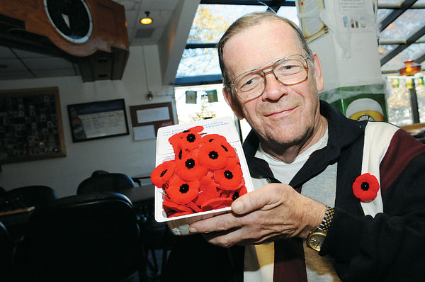 Remembrance Day poppy sales in Barrie